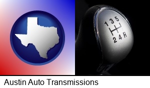 Austin, Texas - a 5-speed transmission shift knob