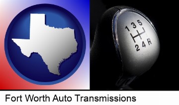 a 5-speed transmission shift knob in Fort Worth, TX