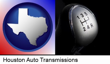 a 5-speed transmission shift knob in Houston, TX