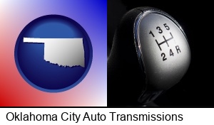 Oklahoma City, Oklahoma - a 5-speed transmission shift knob