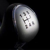 a 5-speed transmission shift knob